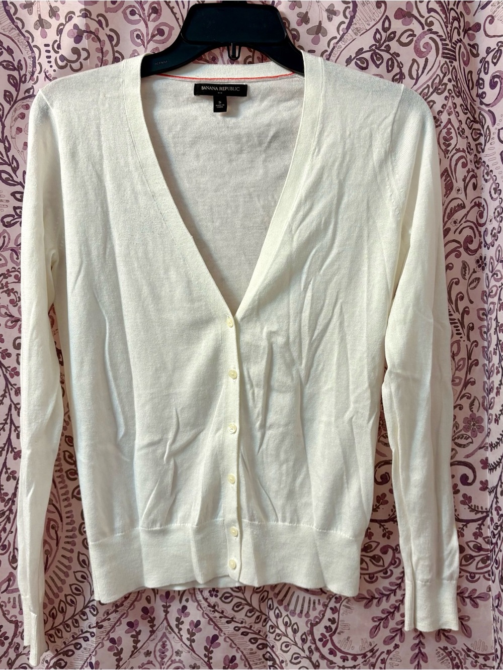 Banana Republic - lightweight white cotton sweater (NWOT) - Size S